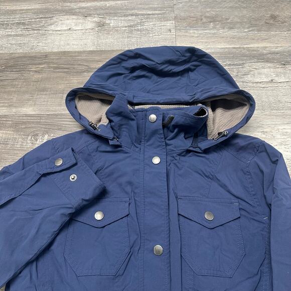 LL Bean Boundless Blue Womens XS Softshell Full Zip Hiking Insulated Jacket - Picture 3 of 9